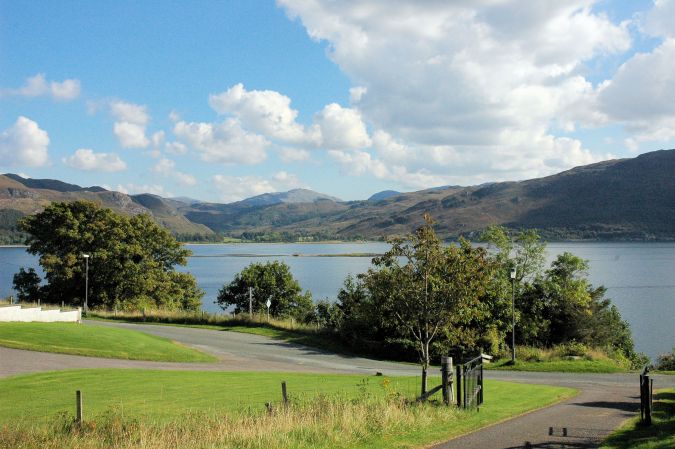 The 2 properties are adjacent to each other in Croft Road, Lochcarron, and both are in elevated positions with superb views south across Loch Carron towards Attadale.