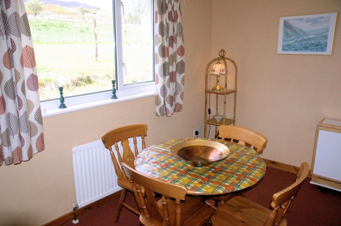 In addition to the dining table in the conservatory, Strathardle has a separate dining room which is immediately adjacent to the kitchen and has seating for 4 people.