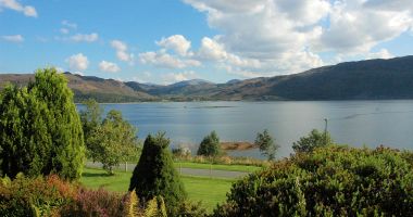 #image2 Strathardle has superb views looking south across Loch Carron towards Attadale.