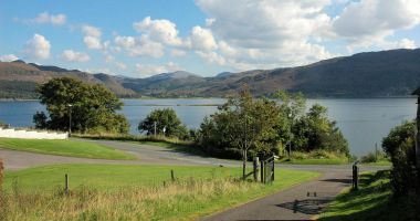 Another picture of the superb view to the south towards Attadale as seen from near by the holiday property.