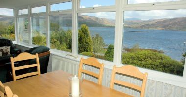 #image5 Strathardle has a large conservatory from which there are panoramic sea nd mountain views.